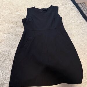 Lands' End Classic Black Mini Dress